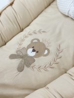 ست Bear رنگ کارامل دانتل دار - تصویر 9