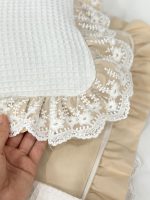 ست مسافرتی 3 تیکه Bunny رنگ کارامل دانتل‌دار - تصویر 6