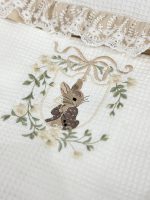 ست مسافرتی 3 تیکه Bunny رنگ کارامل دانتل‌دار - تصویر 8