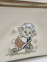 کوله سه‌کاره هانا مدل Sheep رنگ نسکافه ای - تصویر 5