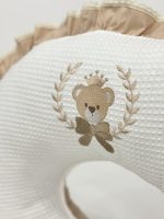 بالش شیردهی Bear رنگ کارامل چین‌دار - تصویر 3