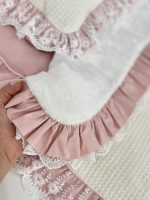 ست 3تیکه مسافرتی bunny رنگ صورتی دانتل‌دار - تصویر 5